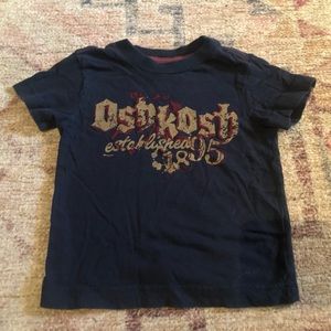 Oshkosh B’Gosh Boys Black T-shirt Size 2T